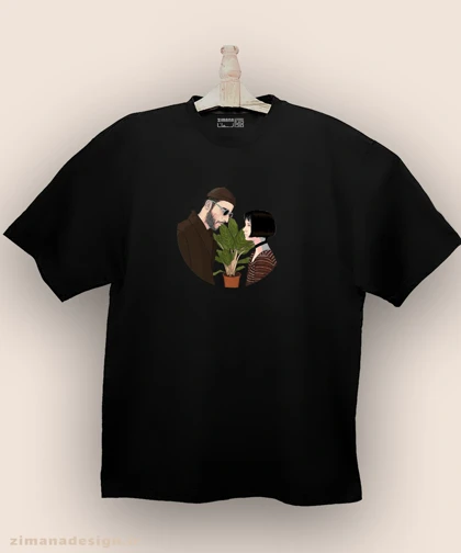 تیشرت لش مردانه و زنانه طرح لئون کد 974