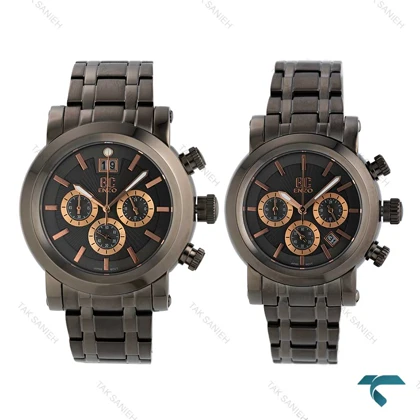 ساعت انزو اورجینال ست EC-2168BSS قهوه ای Enzo-8129-S