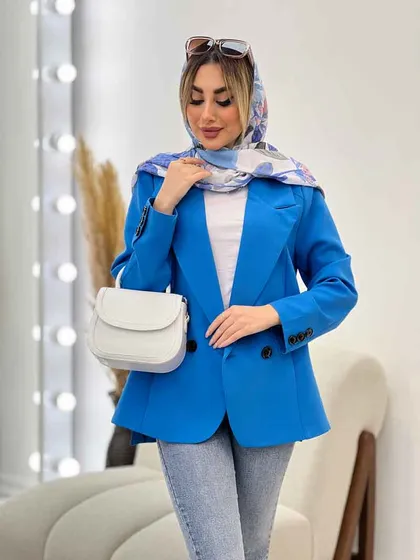 مانتو مازراتی دو دکمه بغل چاک