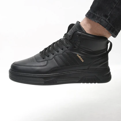 کفش و کتانی نیم ساق مردانه مدل آدیداس ADIDAS رنگ مشکی کد 42218