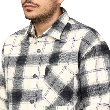 پیراهن پشمی ضخیم مردانه مدل 6203868