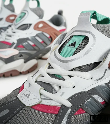 کفش کتانی مردانه و زنانه طوسی سفید گلبهی ADIDAS performance x9000l4
