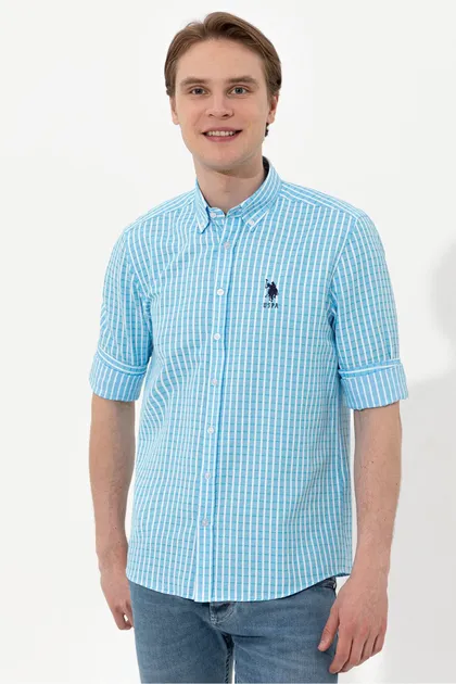 پیراهن مردانه آبی G081SZ004.000.1377084