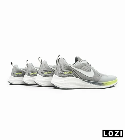 کفش کتانی مردانه و زنانه طوسی Nike air zoom
