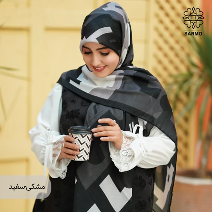 روسری نخ پنبه کوچه نگار