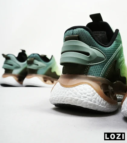 کفش کتانی مردانه سبز قهوه ای ADIDAS Customize Run