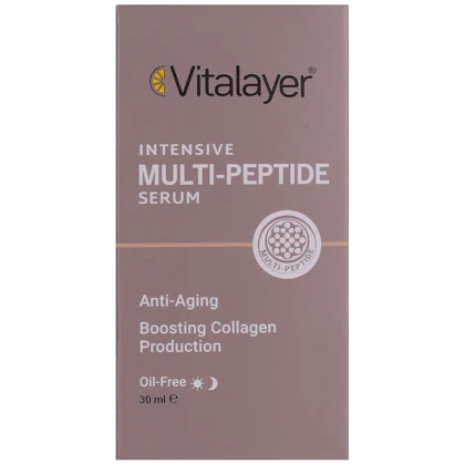 سرم مولتی پپتاید ویتالیر مدل Multi Peptide ضدچروک و جوانساز 30ml