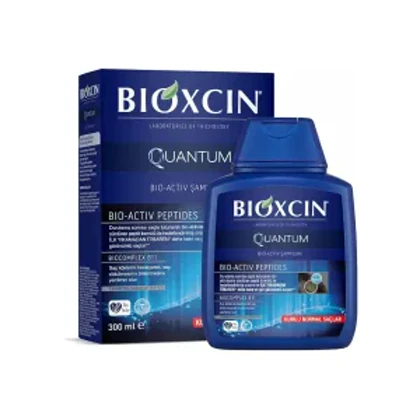 شامپو ضد ریزش بایوکسین مدل کوانتوم مناسب موهای خشک و نرمال Bioxcin Quantum Anti-Hair Loss Shampoo for Dry & Normal Hair