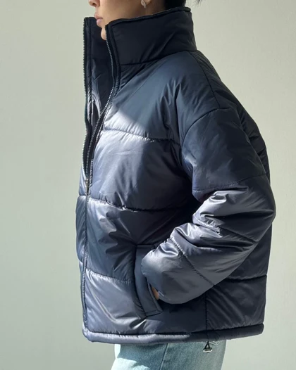 کاپشن یقه ایستاده کد 130078