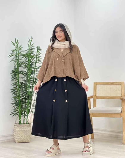 شومیز و دامن موژان(1)کد:5150