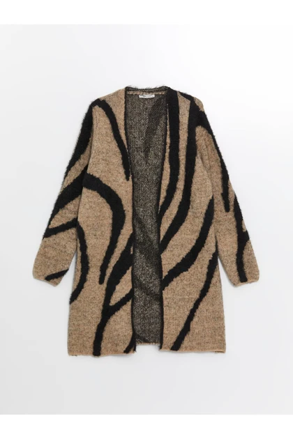 ژاکت کش باف پشمی زنانه اورجینال ال سی وایکیکی lc-waikiki