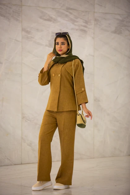 مانتو شلوار اسلپ پالیز