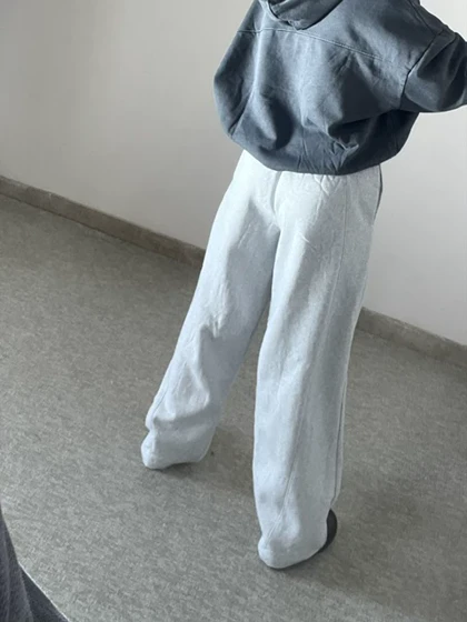 شلوار دورس بالون pull & bear طوسی ملانژ کد 264