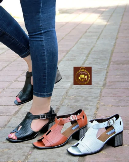 صندل مجلسی و اداری زنانه پاشنه‌دار ملیسا