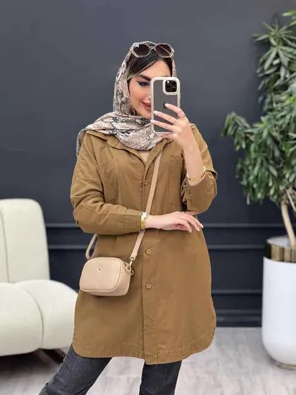 مانتو دو جیب شکیبا