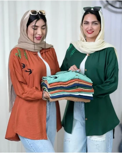 شومیز مانتویی پرستو