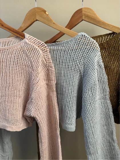 بافت کراپ طوسی