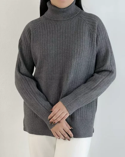 پلیور بافت یقه اسکی کد 5404