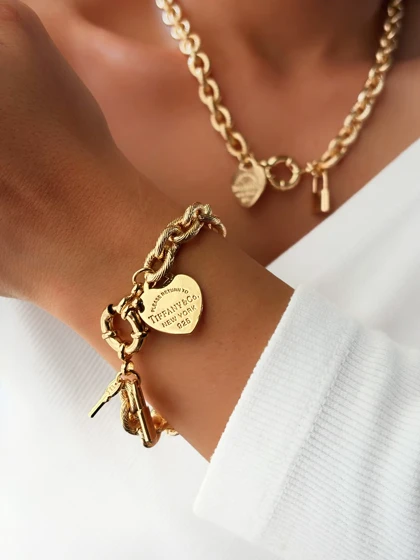 گردنبند و دستبند Tiffany تراشه (خرید به صورت جداگانه)