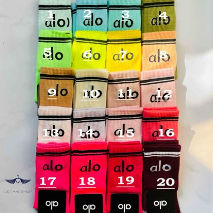 جوراب ساق بلند رنگی alo