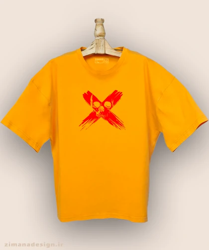 تیشرت لش مردانه و زنانه طرح اسکلت مرگ کد 930