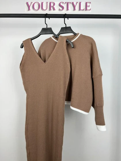 ست رویه و پیراهن بافت 7702