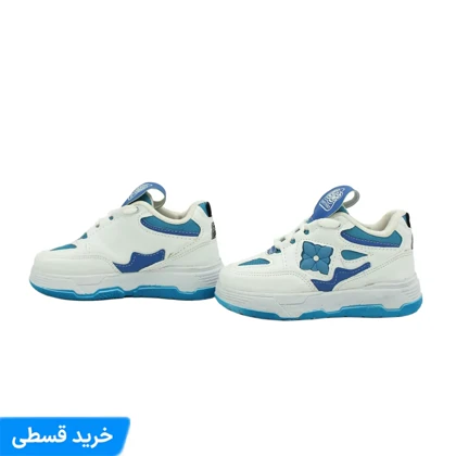 کتانی بچه گانه بند دار دو رنگ