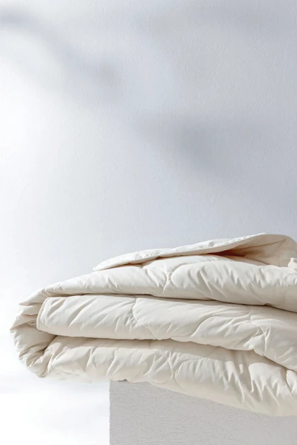 لحاف سایز بزرگ Yataş مدل Superwashed پشم - شیری