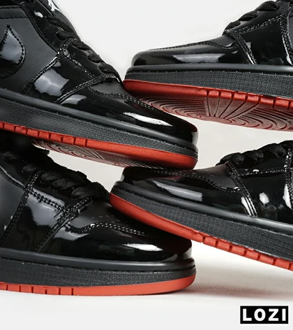 کفش کتانی بزرگ پا مشکی NIKE AIR Jordan 1 مدل 8201