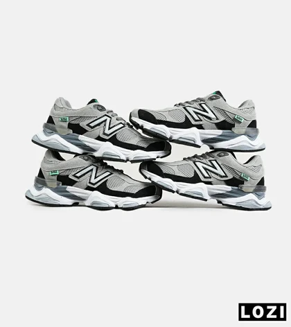 کفش کتانی مردانه و زنانه طوسی مشکی NEW BALANCE 9060