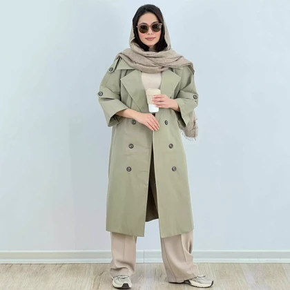 ترنچ کت بلند 1007999