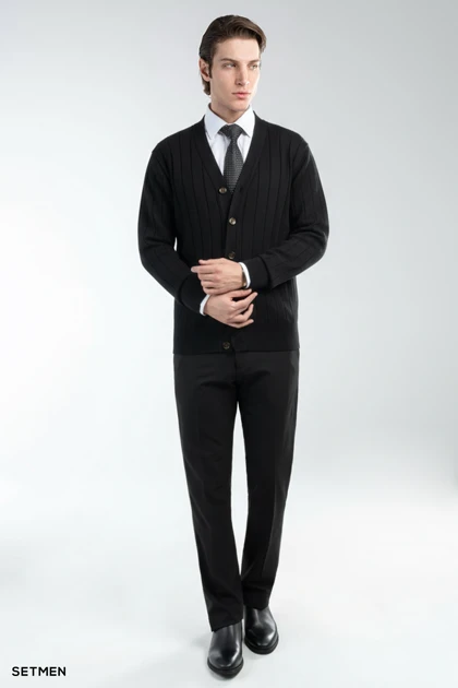 بافت مردانه دکمه دار