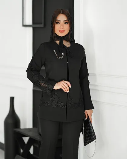 کت شلوار مدل سپید کد 2679