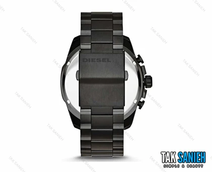 ساعت مچی دیزل شاخدار مردانه مشکی سرمه ای Diesel-2688-G