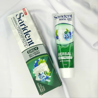 خمیردندان حاوی عصاره گیاهی ساریدنت Sarident حجم 100گرم