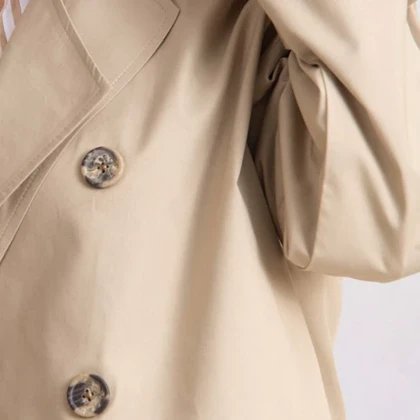 ترنچ کت کرم بژ Kay سه حالته