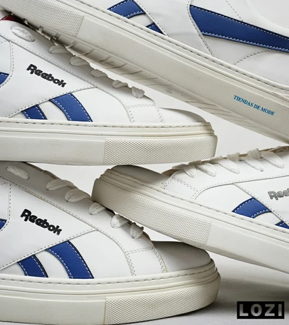 کفش کتانی کلاسیک سفید آبی Reebok Classic Leather Review