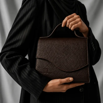کیف دستی چرم زنانه مانا