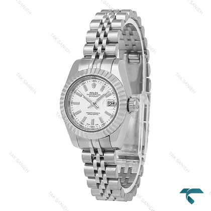 رولکس زنانه استیل ایندکس خطی اسمال Rolex-8318-L