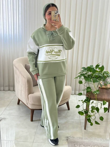 ست زنانه و دخترانه اسپرت پاییزه کد 535