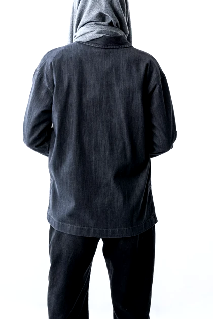 شومیز آستین بلند جین زنانه