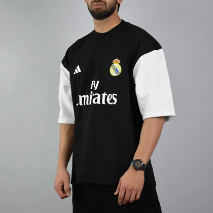 تیشرت اسپرت رئال مادرید مدل ZRA-Adidas-3M1772 مشکی