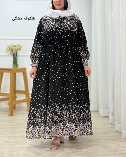 پیراهن ساحلی نخی آنیا ( طوبا نخی ) کد محصول 1596