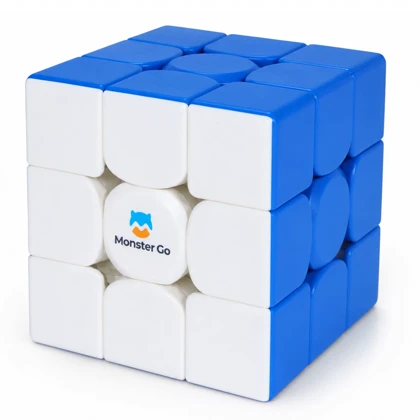 روبیک 3x3 گنز مانسترگو ابر آبی ورژن 3 استیکرلس