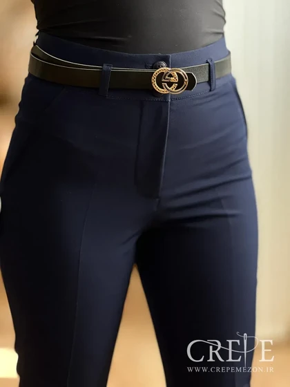 شلوار کرپ دوبل دمپا چاک‌دار