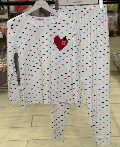 بلوز شلوار نرمال سکسن کد41125-A