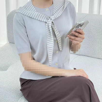 بلوز بافت کلاه دار 1007874