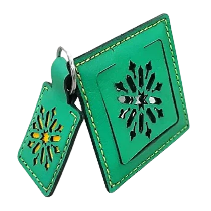 ست آینه و جاکلیدی چرم