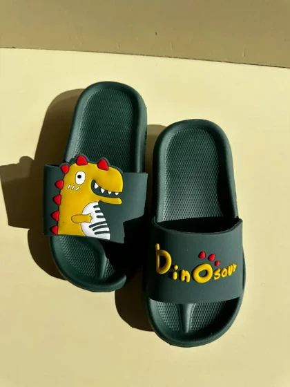 دمپایی بچه گانه مدل دایناسور