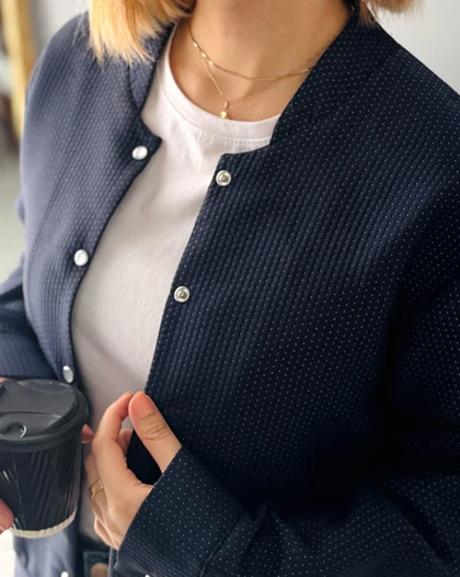 جکت dotty (سرمه ای)